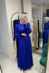 BNN10288 ABİYE ELBİSE MAVİ Mavi