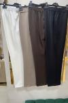 BNN3531 Boru paça pantolon Acı Kahve