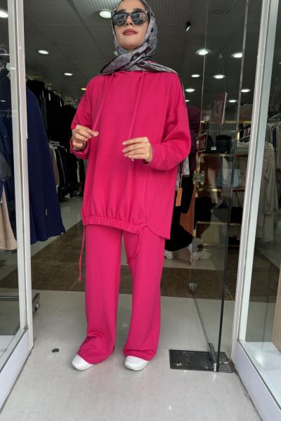 8037 OSYHO LASTİKLİ TAKIM Fuşya