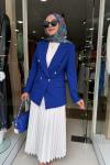 403 Kruvaze BLAZER Ceket Mavi