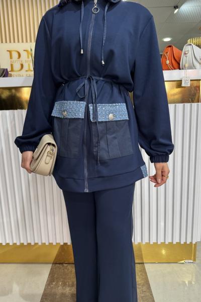 100527 LEVİDOR İKİLİ TAKIM Lacivert