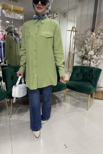 7242 TENSEL TUNİK Yeşil