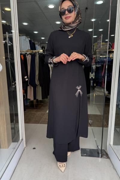 PAPATYA ŞIK TAKIM Siyah