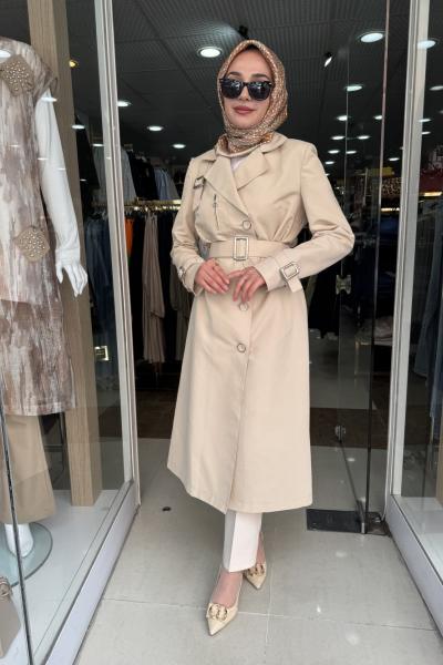 TARZ ŞIK ARABOY TRENC Bej