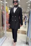 UZUN BLAZER CEKET Siyah