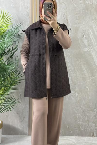 BELLA 3 LÜ TAKIM Kahverengi