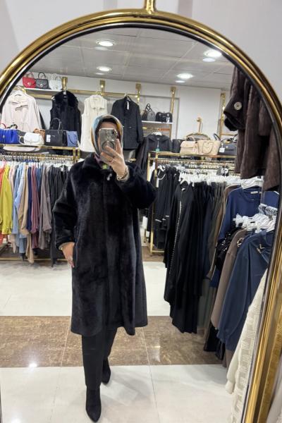 ANGORA KABAN BÜYÜK BEDEN Siyah