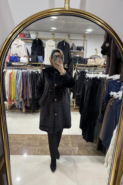 ANGORA KABAN KISA  Siyah