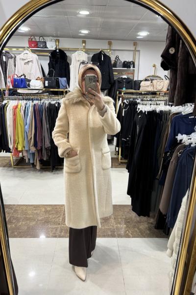 ANGORA CEP FERMUARLI KABAN Bej