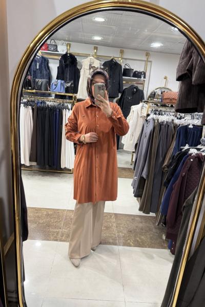 KADİFE TUNİK oranj
