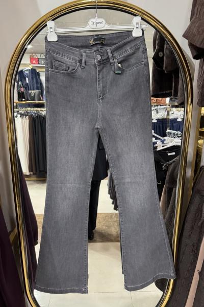 İSPANYOL PAÇA KOT PANTOLON Gri