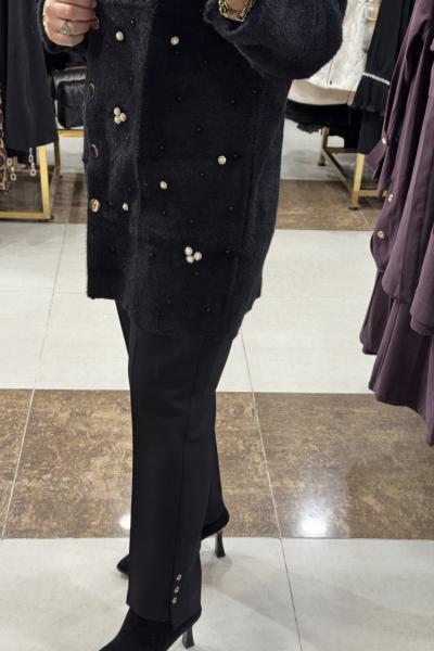 BORU PAÇA PANTOLON Siyah