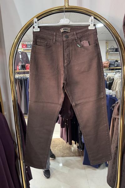 MOM JEAN KOT PANTOLON Acı Kahve