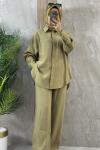 PANTOLONLU TAKIM Yağ Yeşili