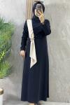 ŞIK TASARIM ELBİSE Lacivert