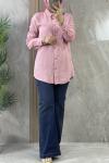 TENCEL GÖMLEK TUNİK Pembe