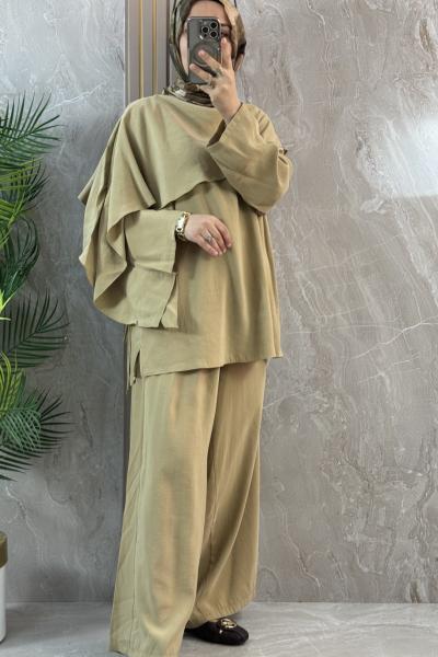 FLAYY PANTOLONLU TAKIM Yağ Yeşili