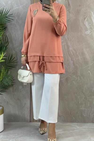 BAĞLAMALI TUNİK Turuncu