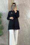 BAĞLAMALI TUNİK Siyah