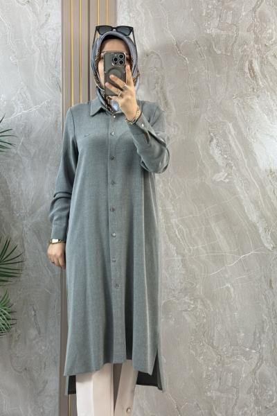 MELANJ UZUN TUNİK Zümrüt