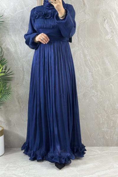 JANJAN ABİYE ELBİSE  Lacivert