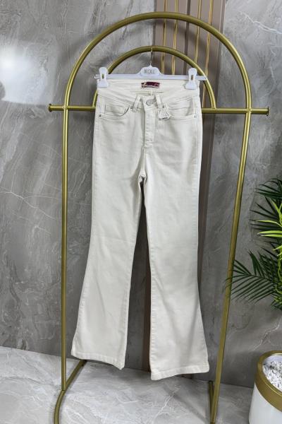 İSPANYOL PAÇA KOT PANTOLON Taş Rengi