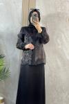 ORGANZE ETEKLİ TAKIM Siyah