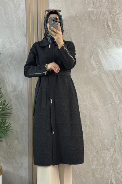 JAKAR KOL FERMUARLI GİYÇIK Siyah