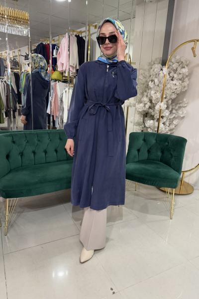 4314  KAPŞONLU TRENC Lacivert