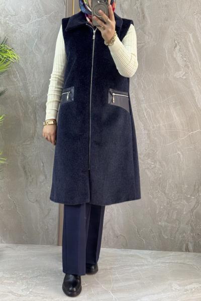 ANGORA YELEK  Lacivert