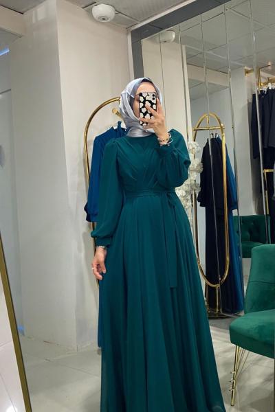 BNN 423 ŞİFON ABİYE Zümrüt