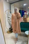 BNN270025 SWEAT SHIRT UZUN TUNİK Camel