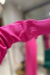 BNN3041 MERSERİZE TRİKO ELBİSE Pembe