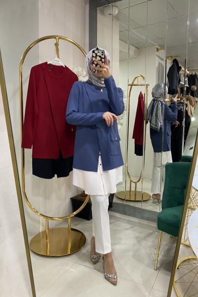 BNN44164 TUNİK indigo Mavi