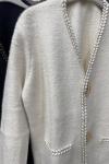 CEPLİ ANGORA HIRKA Ekru
