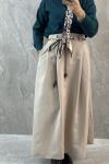 FULAR KUŞAK ETEK Bej