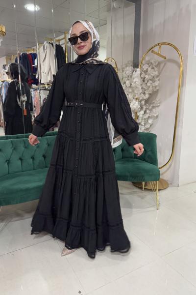 GÜPÜR ELBİSE Siyah