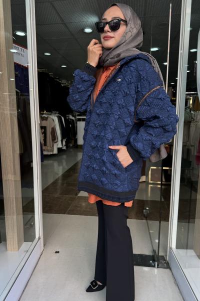 jakar bomber ceket Lacivert