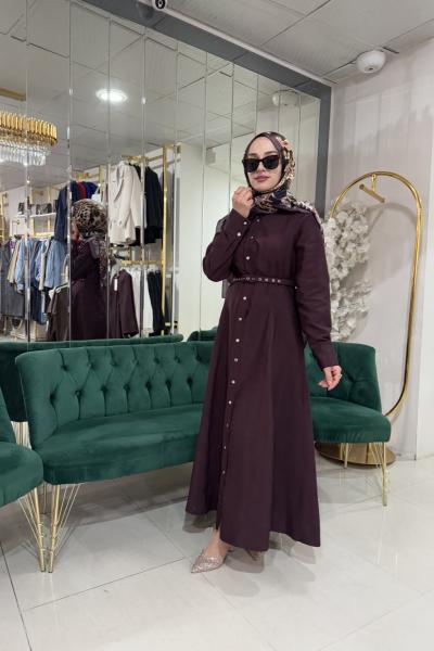 KEMERLİ EBİSE Bordo