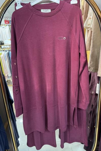 LACOS KUMAŞ TAKIM  Bordo