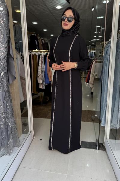 MANOLYA ABİYE Siyah