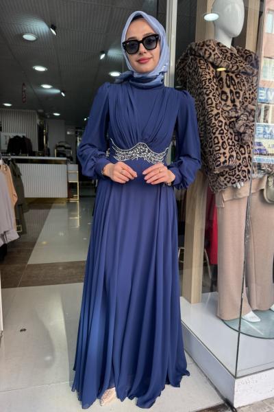 MELEK KANAT ABİYE Mavi