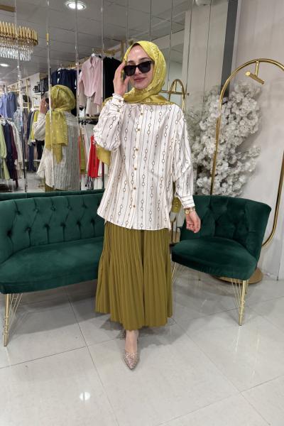 PİLİSELİ ETEK Yağ Yeşili