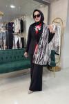 ŞAL DETAY BLAZER TAKIM Siyah