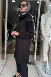 triko tunik Siyah