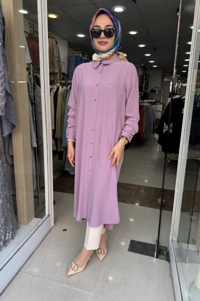 UZUN TUNİK Lila