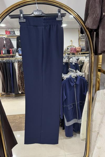 YARIŞ BİLEK BOY BOL PAÇA PANTOLON Lacivert