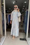 ZARA MODEL MANGO ELBİSE  Mavi