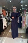 TAŞLI ABİYE JUKİ MODA Lacivert