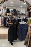 JAKAR ETEKLİ TAŞ İŞLEMELİ DERİ CEKETLİ TAKIM Siyah